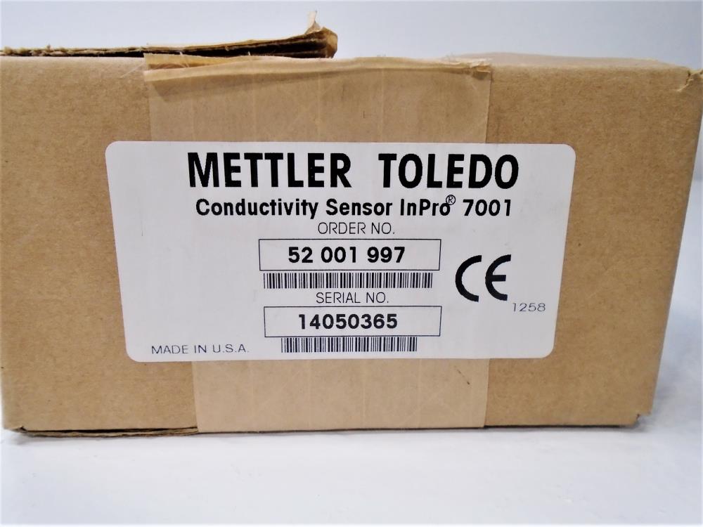 Mettler Toledo InPro 7001 Conductivity Sensor, 7001/120-VP 3.1B, 52-001-997